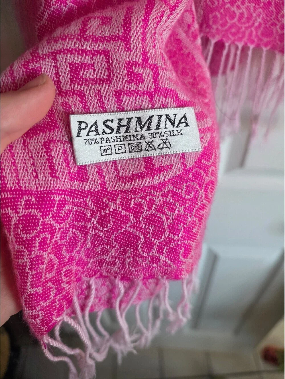 Pashmina scarf, pashmina wool Silk blend